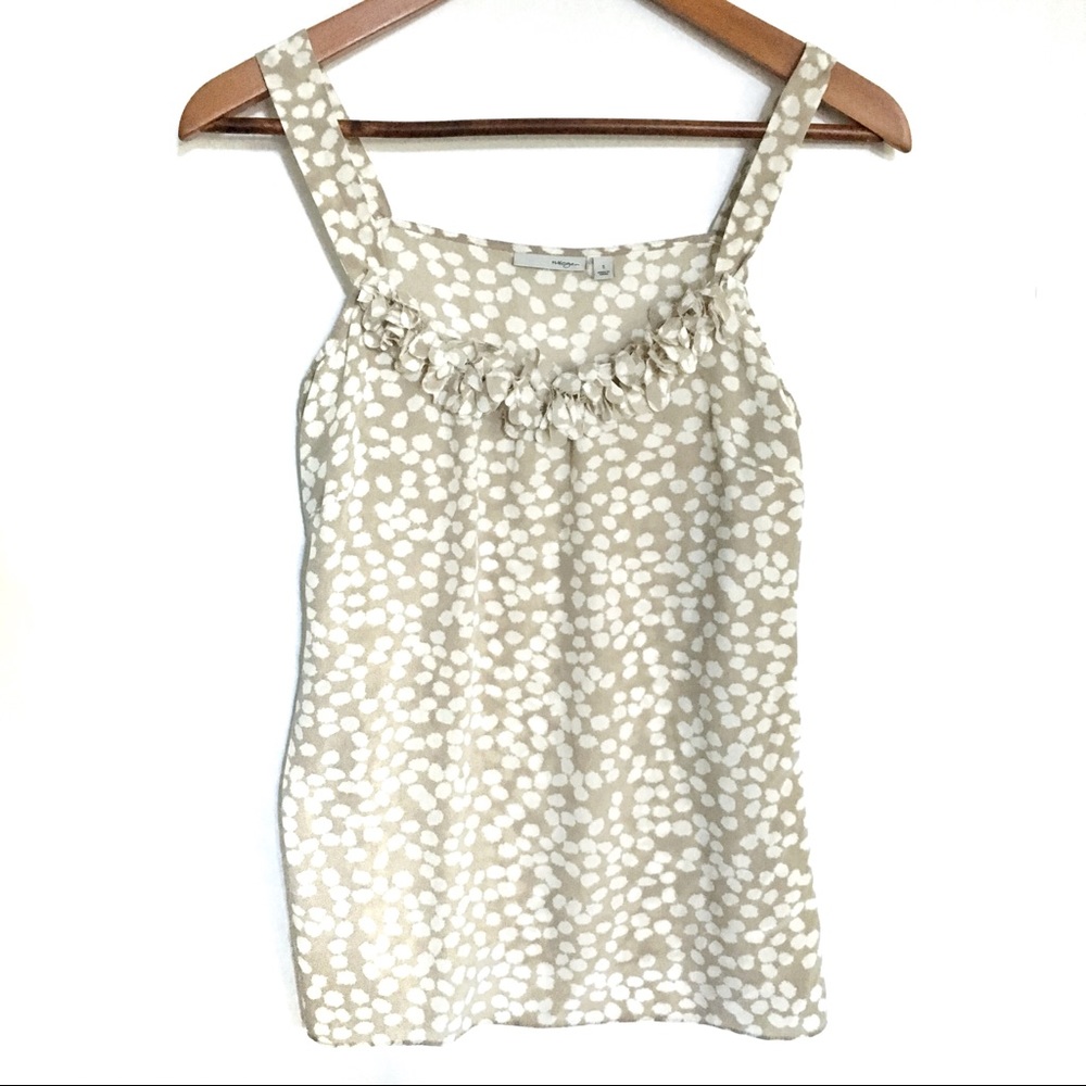 Halogen Dot Sleeveless Blouse